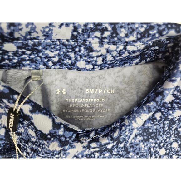 Under Armour Playoff Polo Shirt Men's Size Small Blue Performance Golf - Picture 5 of 6